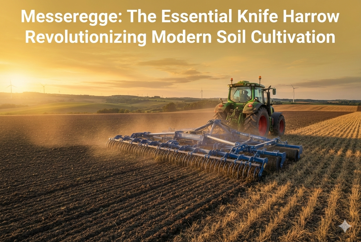 Messeregge :The Essential Knife Harrow Revolutionizing Modern Soil Cultivation