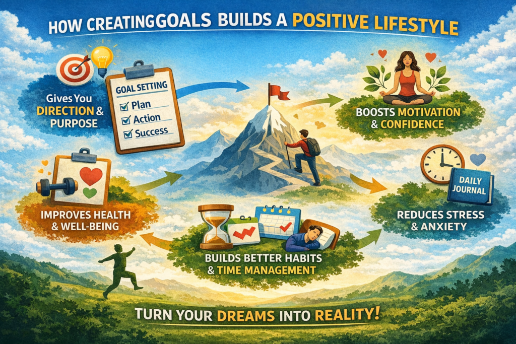 how can creating goals build or maintain a positive lifestyle ...