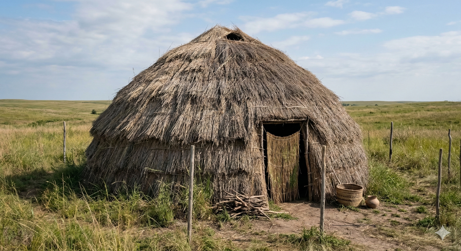 The Story of the Wichita Tribe and Their Grass Houses